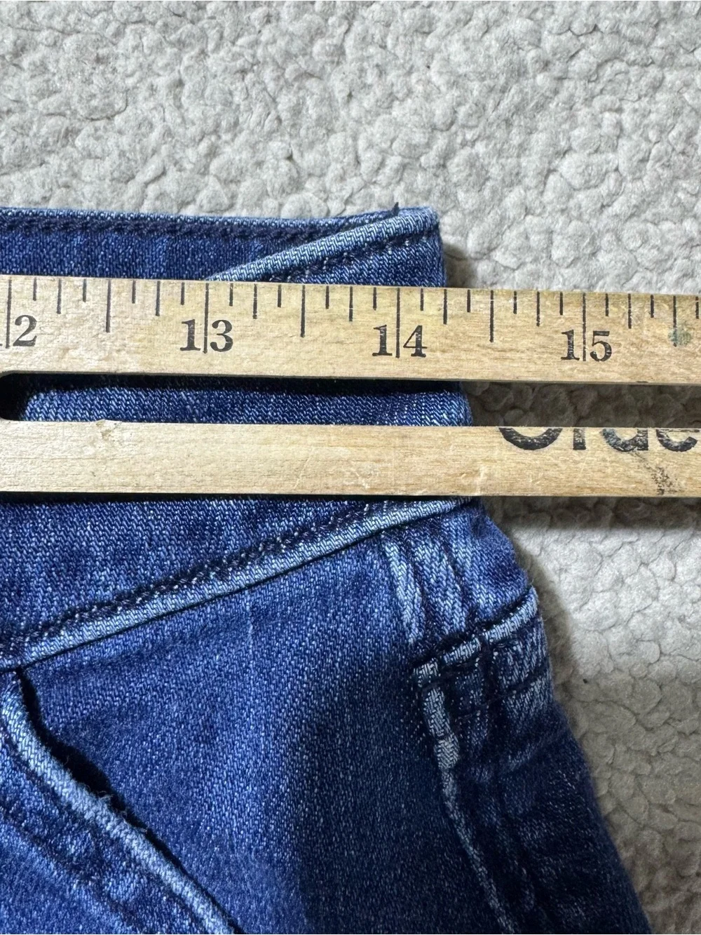 American Eagle Jeans Womens 4 Short Super High Rise Baggy Wide Leg Double Button